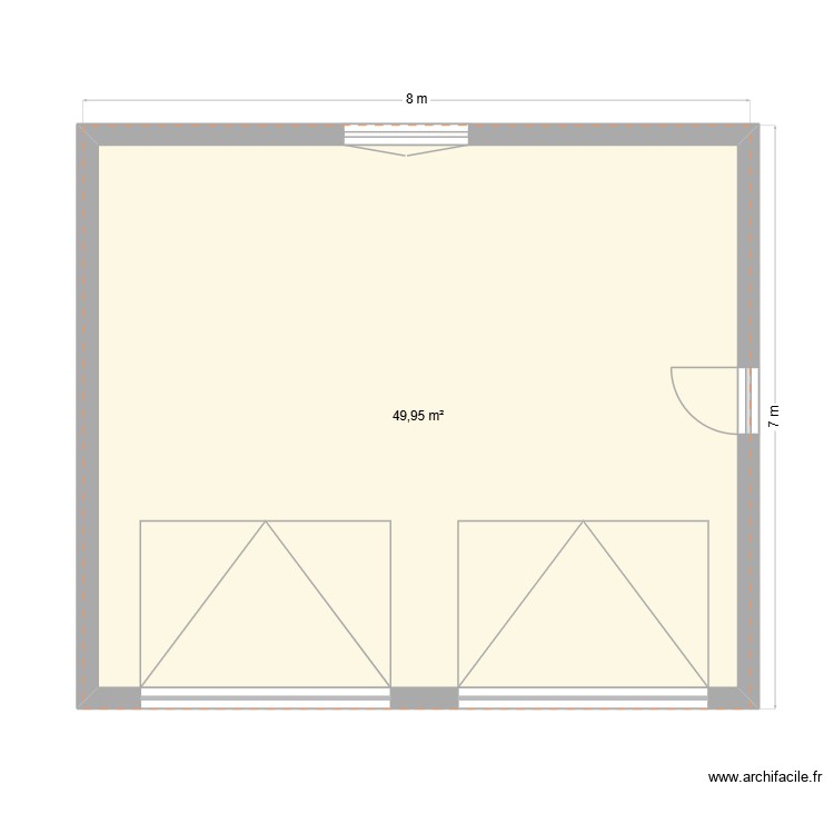 garage. Plan de 0 pièce et 0 m2
