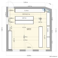 Plan aménagement mobilier