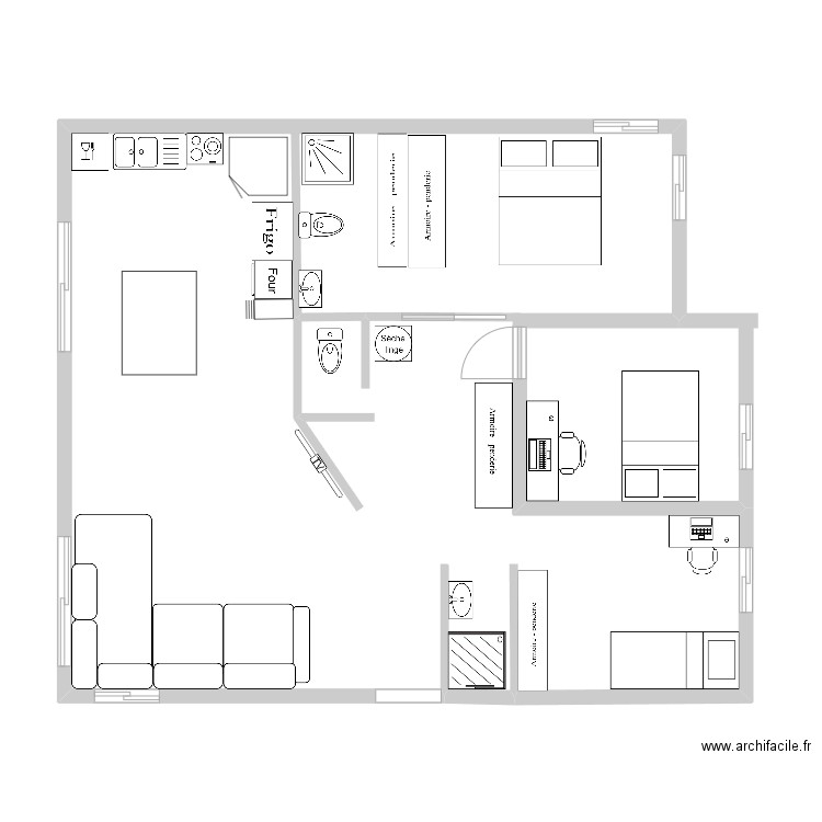 victor. Plan de 0 pièce et 0 m2