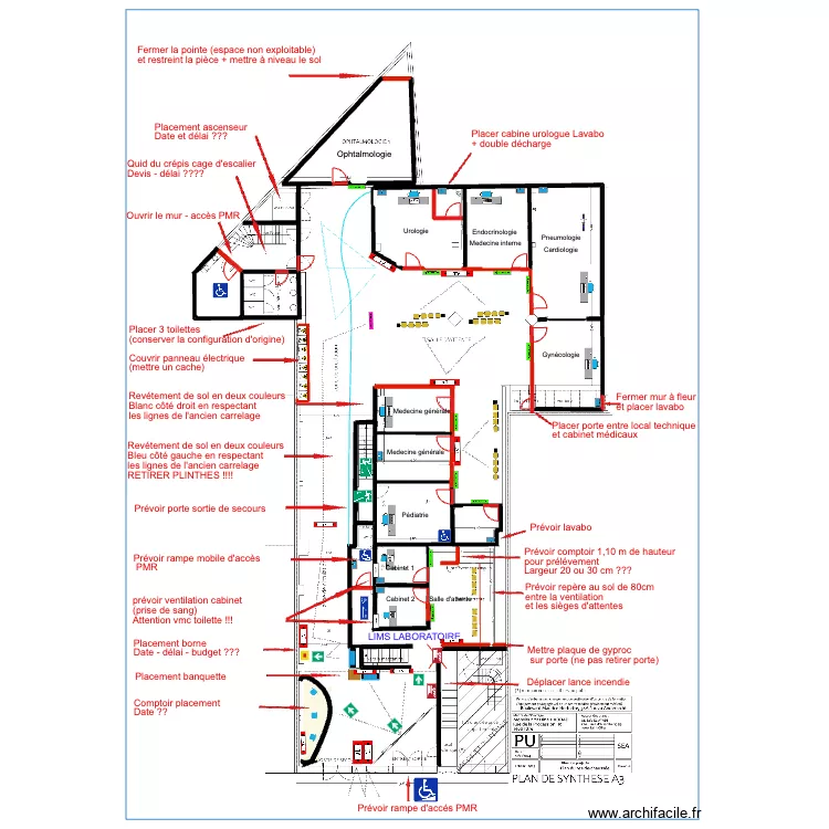 The Clinic - Rez-de-chauss&eacute; - 19/03/2024 -A.A. Plan de 