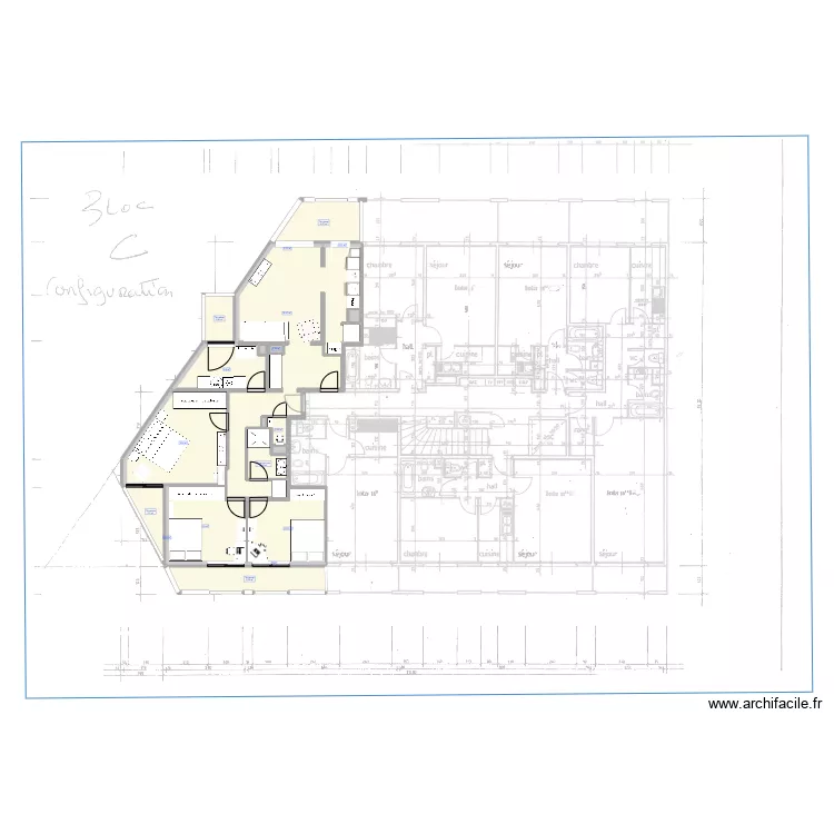 Appartement. Plan de 