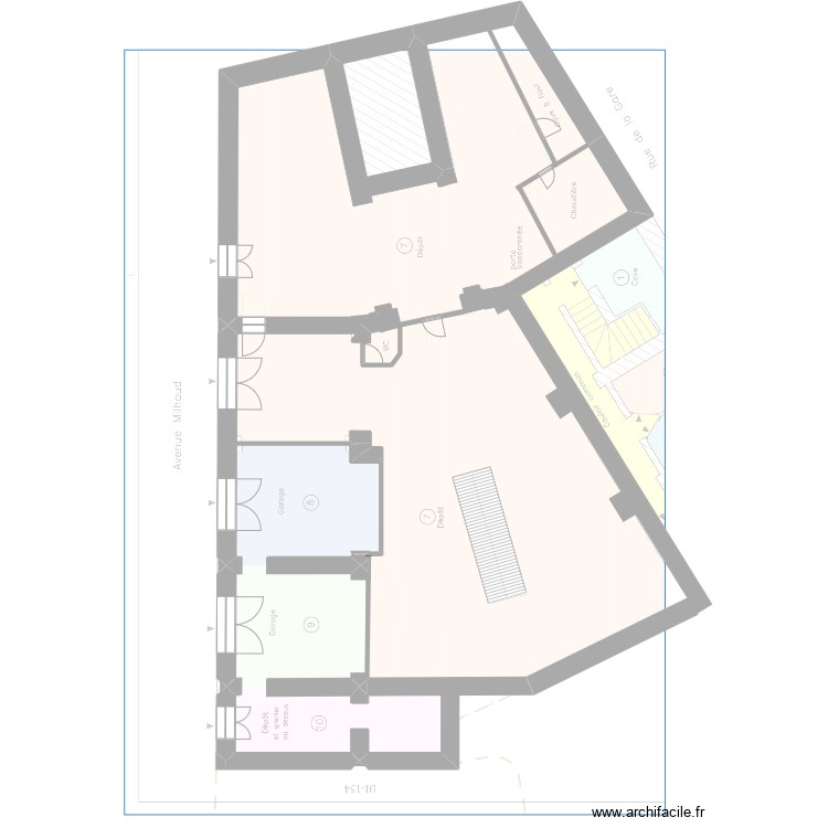 sous sol - V1. Plan de 0 pièce et 0 m2