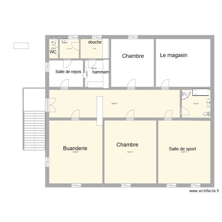 MAISON SANTA CLARA2024. Plan de 34 pièces et 835 m2