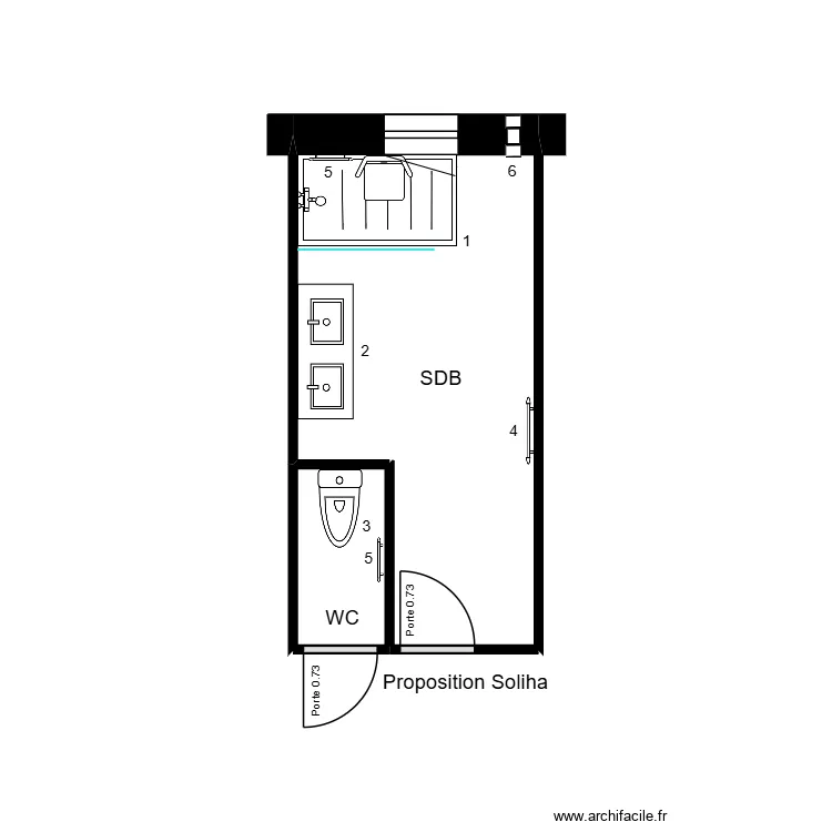 Vincelet Proposition Soliha. Plan de 2 et 9 m² Vincelet Proposition Soliha. Plan de 2 et 9 m²