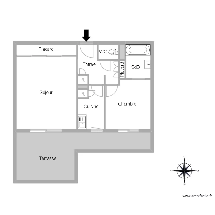 51780 MOUNIER. Plan de 12  et 69 m²