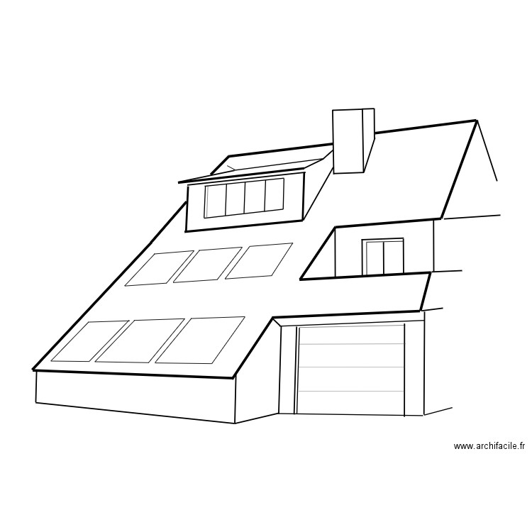 dessin. Plan de 0 pièce et 0 m2