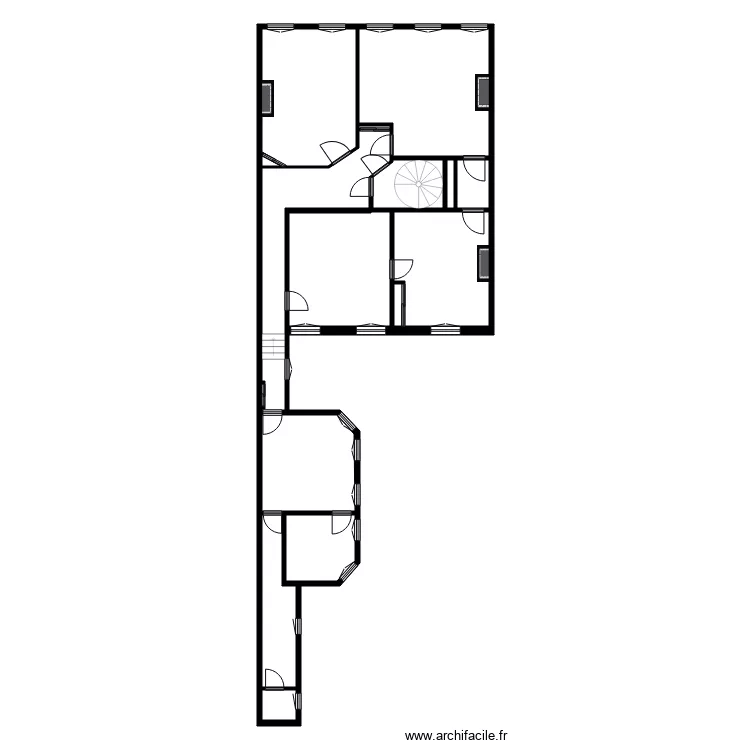 LAMIDIEU appart T4. Plan de 