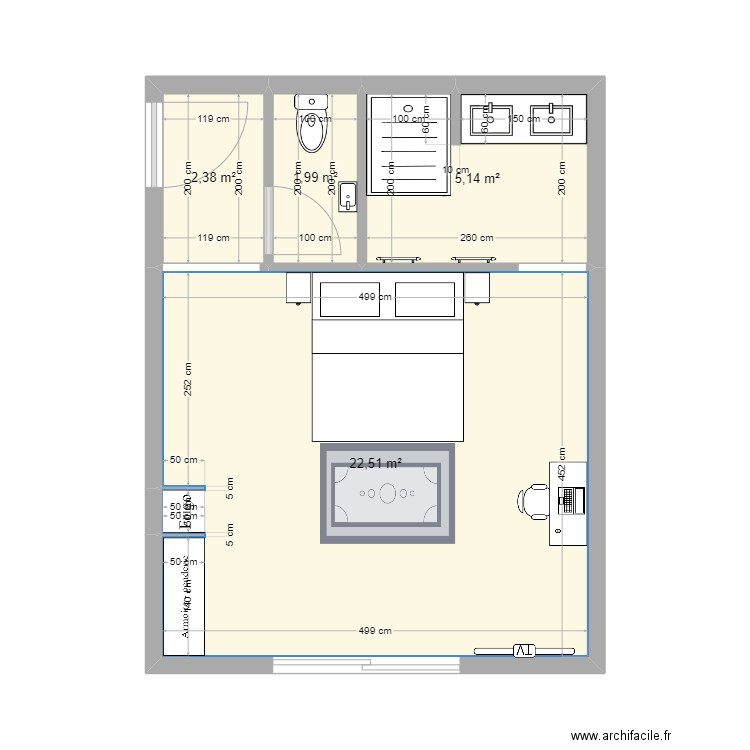 version finale 4. Plan de 4 pièces et 32 m2