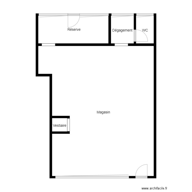 DELOURMEL st greg. Plan de 5 pièces et 77 m2