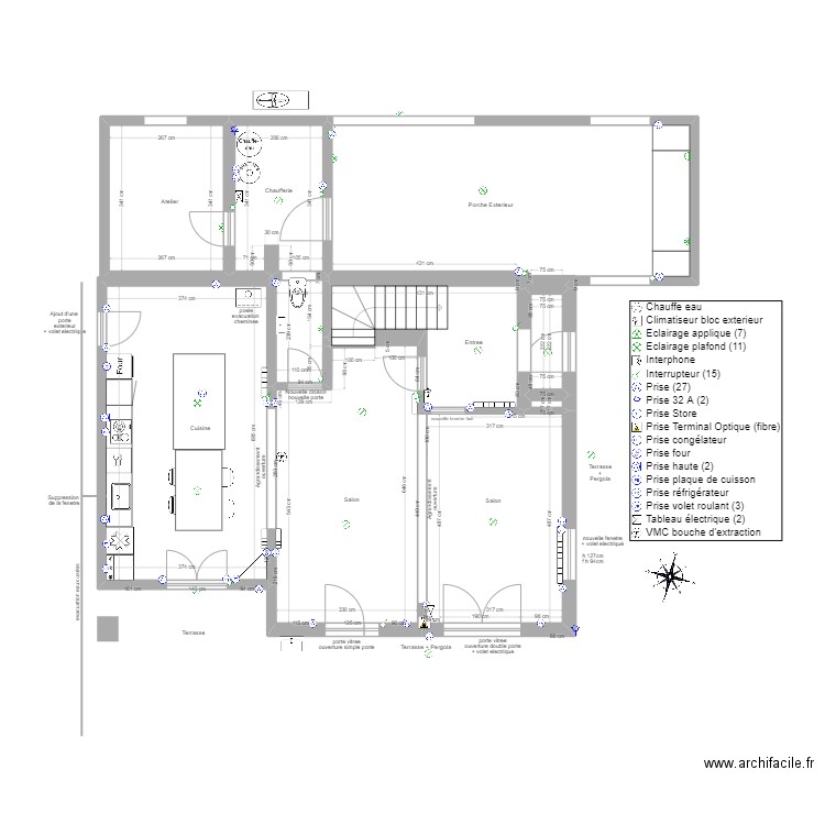 MaisonPlanOrigine_24. Plan de 10 pièces et 82 m2