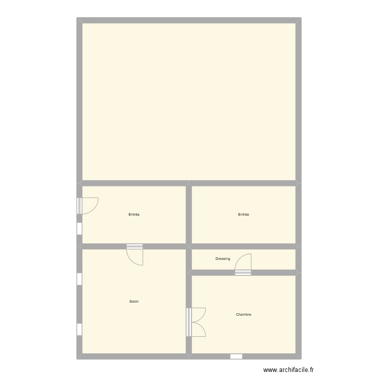 Agrandissement 540-544. Plan de 6 pièces et 161 m2
