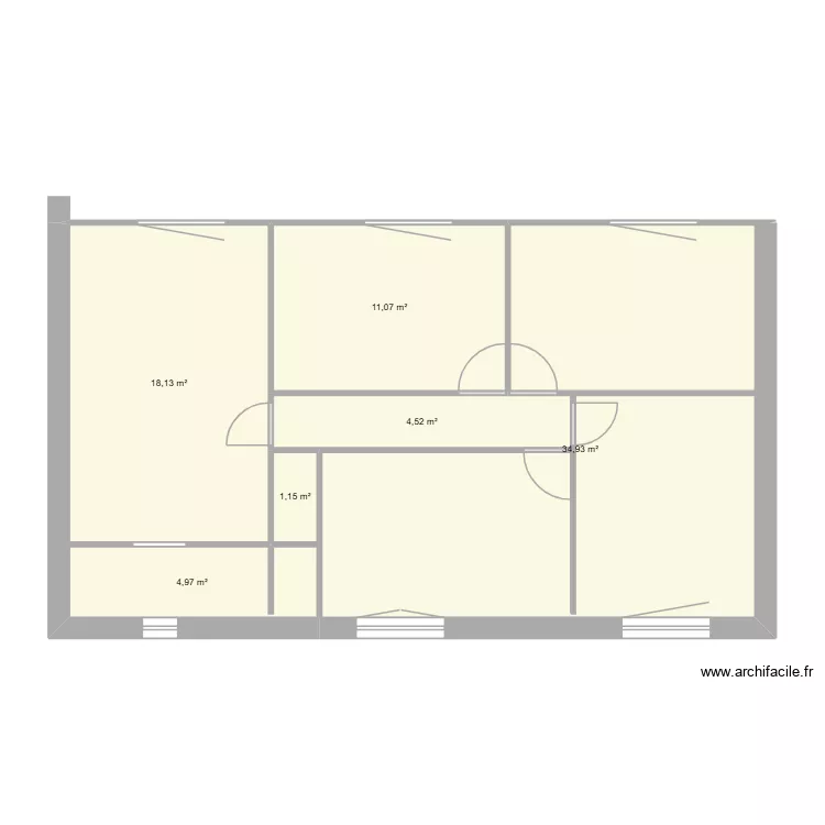 eysines. Plan de 6  et 75 m²