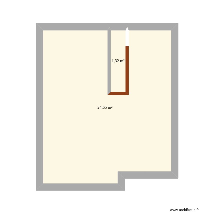 bureau. Plan de 0 pièce et 0 m2