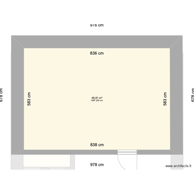 Hugo porche/etage1/Facade SUD. Plan de 0 pièce et 0 m2
