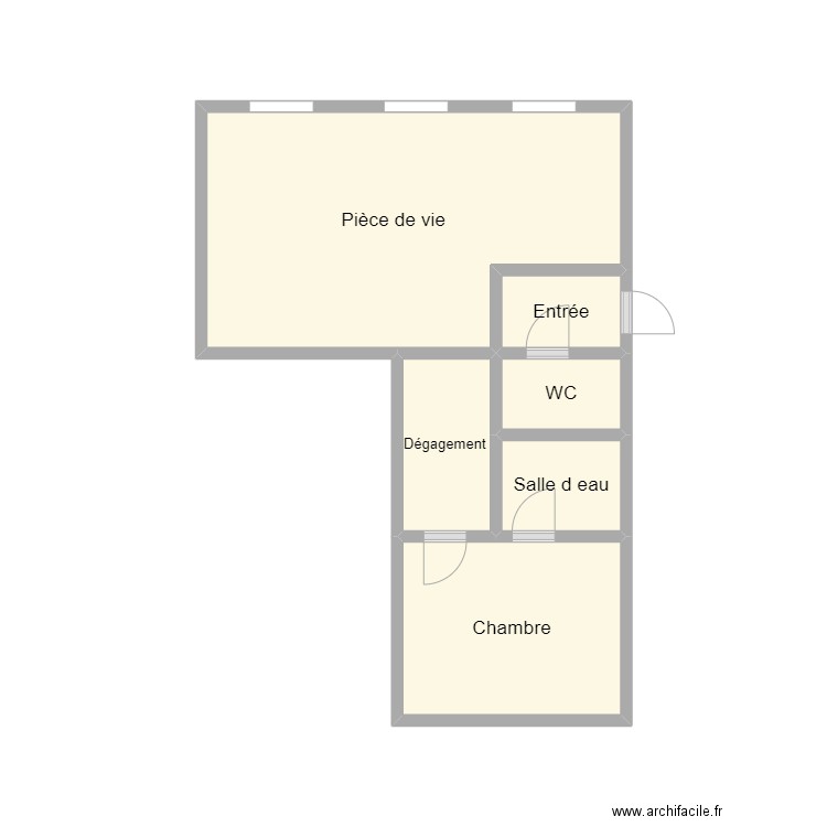 PLAN 2404 KERREST. Plan de 6 pièces et 15 m2