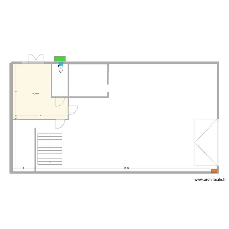 Local Angers. Plan de 