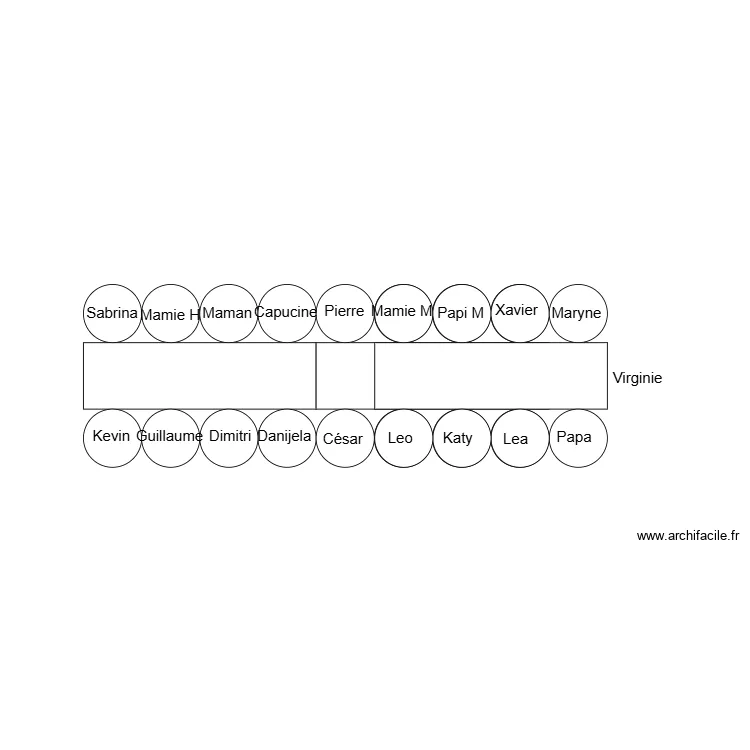 plan table baptême. Plan de plan table baptême. Plan de