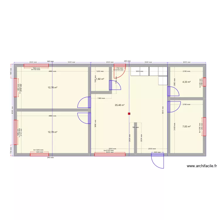 ЕК Солнечногорск 75. Plan de 