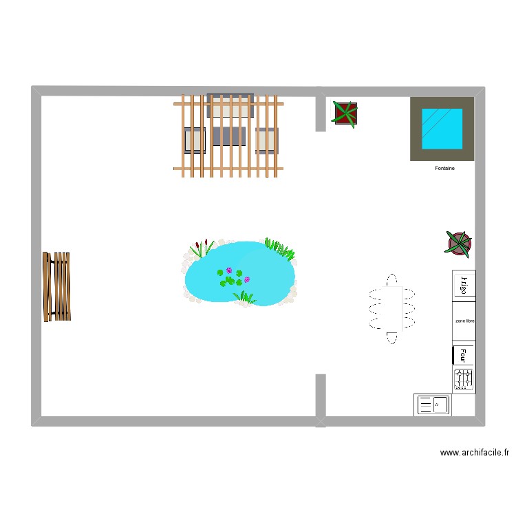 Archi croquis dépendance. Plan de 0 pièce et 0 m2