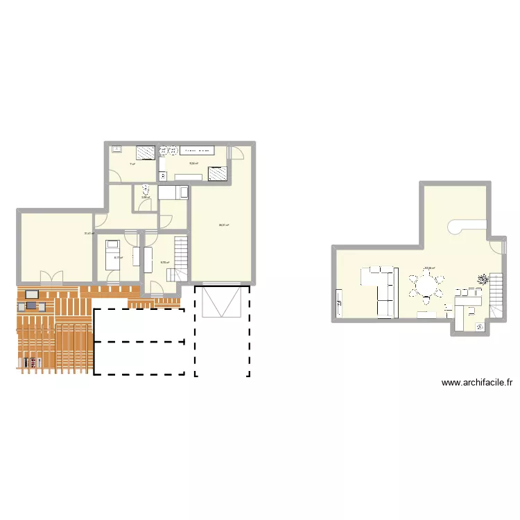 sous sol. Plan de sous sol. Plan de