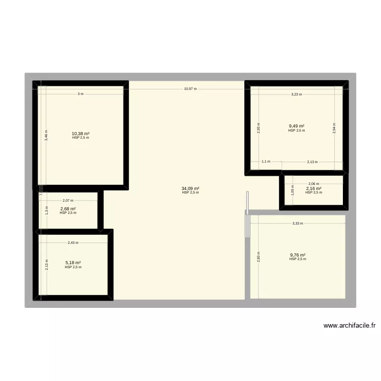 plan M 2ch cc. Plan de 7 pièces et 123 m² plan M 2ch cc. Plan de 7 pièces et 123 m²
