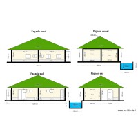 Popotte coupe facade