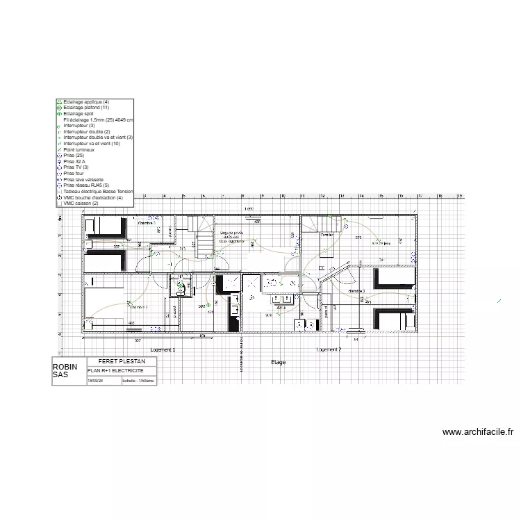 ROBIN_PLAN ELEC_R+1_FERET_PLESTAN.. Plan de ROBIN_PLAN ELEC_R+1_FERET_PLESTAN.. Plan de