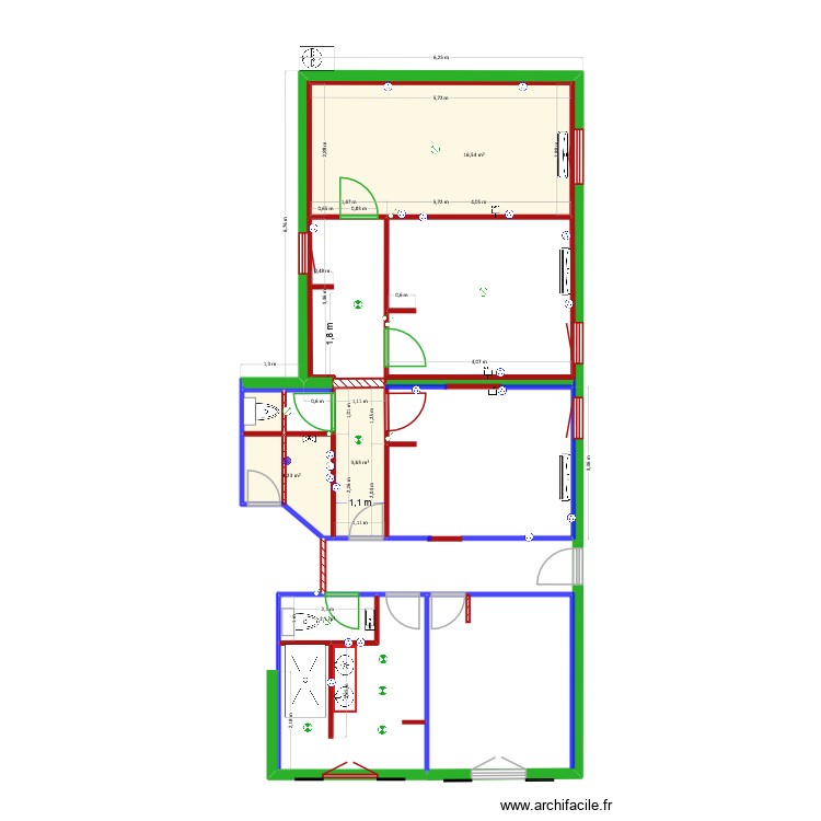 PlanExtensionPourArtisans. Plan de 0 pièce et 0 m2