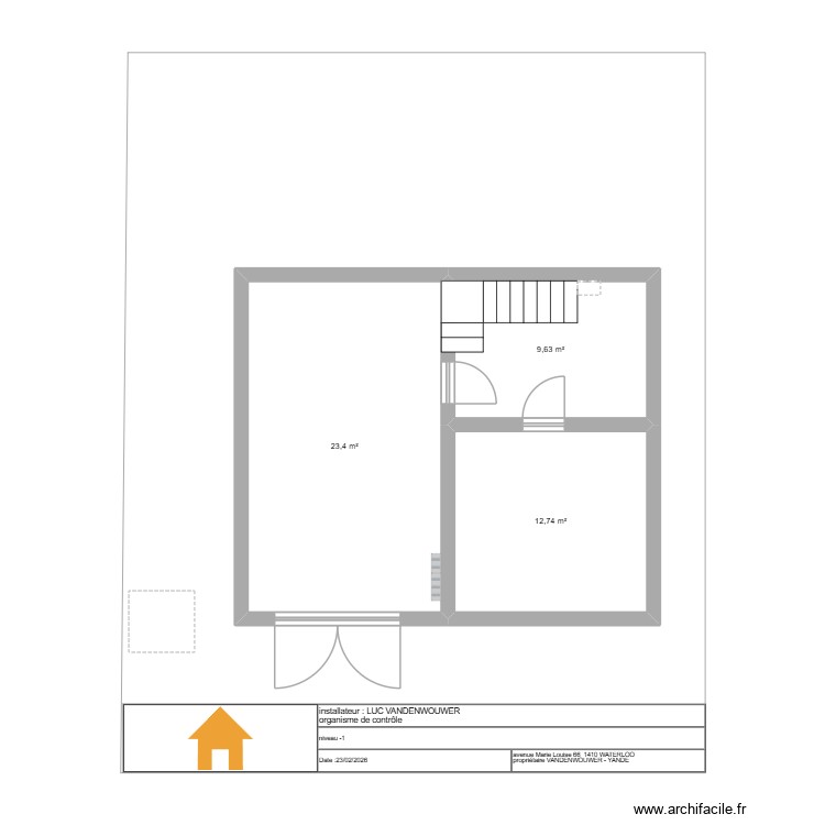electricité cave + cartouche. Plan de 0 pièce et 0 m2 electricité cave + cartouche. Plan de 0 pièce et 0 m2