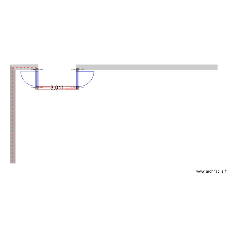 entree. Plan de 0 pièce et 0 m2