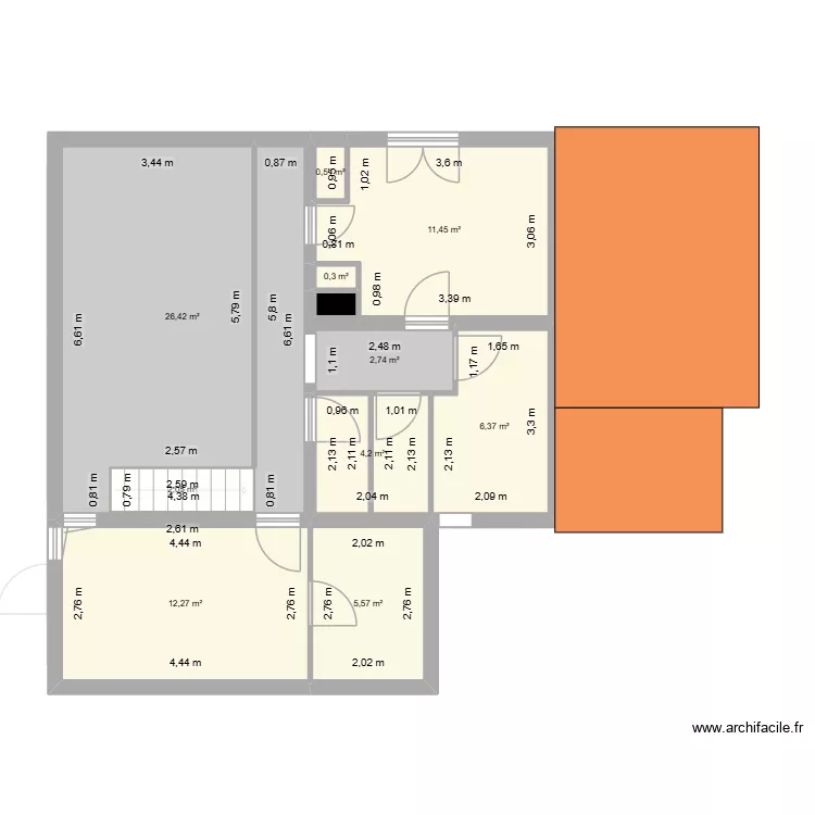 Plan RDC Argeles Elne. Plan de 22 et 254 m² Plan RDC Argeles Elne. Plan de 22 et 254 m²