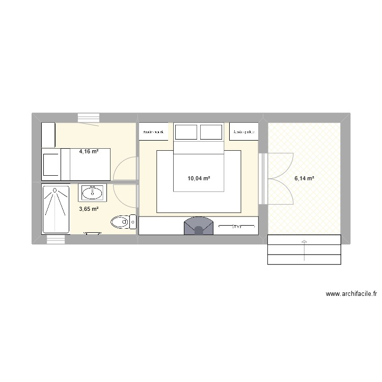 mobil home. Plan de 0 pièce et 0 m2