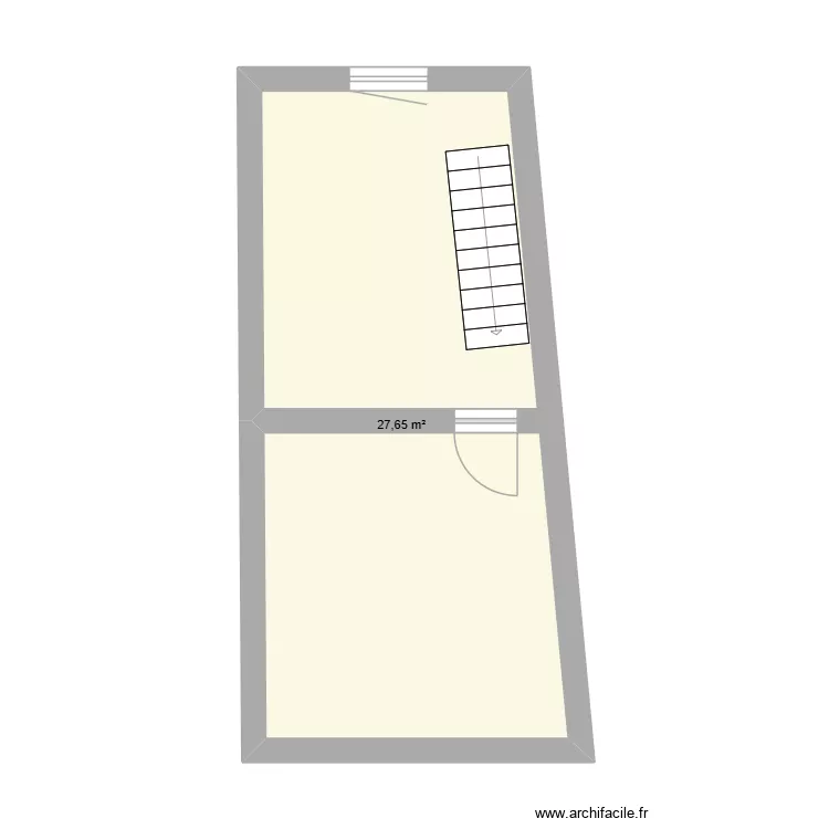 PAPA - 2eme. Plan de 1  et 28 m²