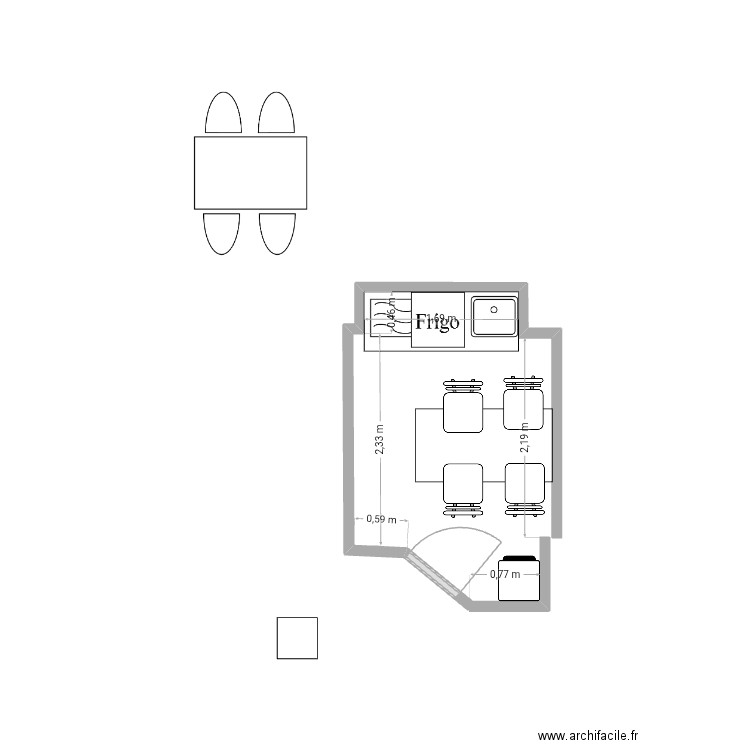 cuisine. Plan de 0 pièce et 0 m2
