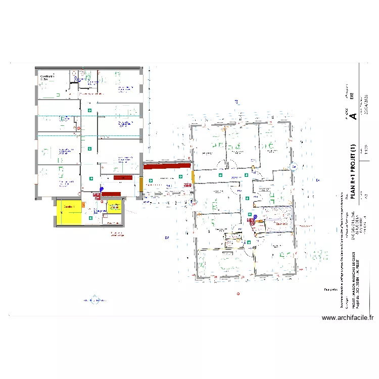 Maison médicale Gleizé R+1. Plan de Maison médicale Gleizé R+1. Plan de
