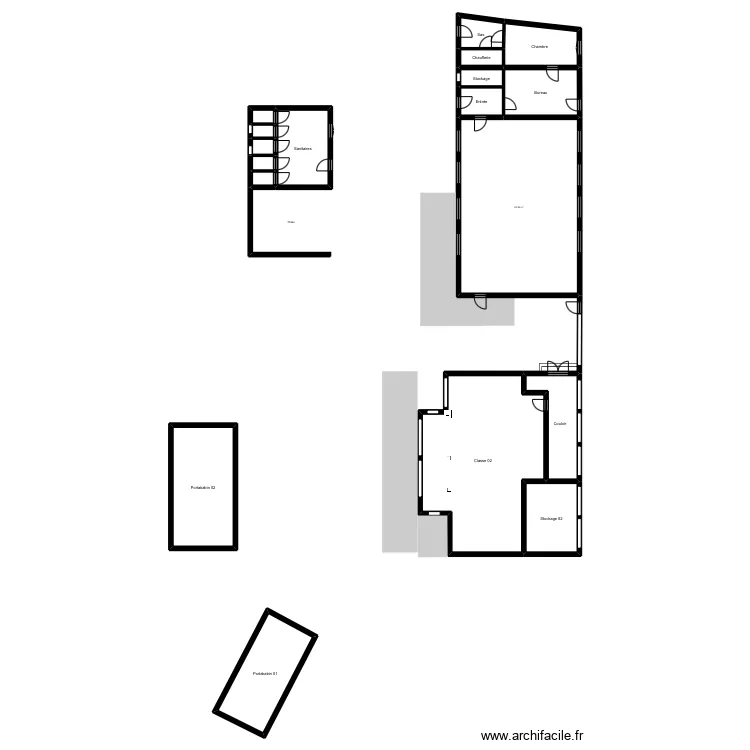 &Eacute;cole Jacques Brel Herrin. Plan de 