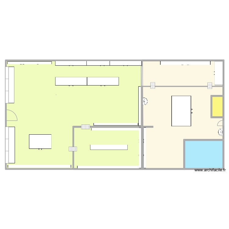 plan de boutique. Plan de 0 pièce et 0 m2