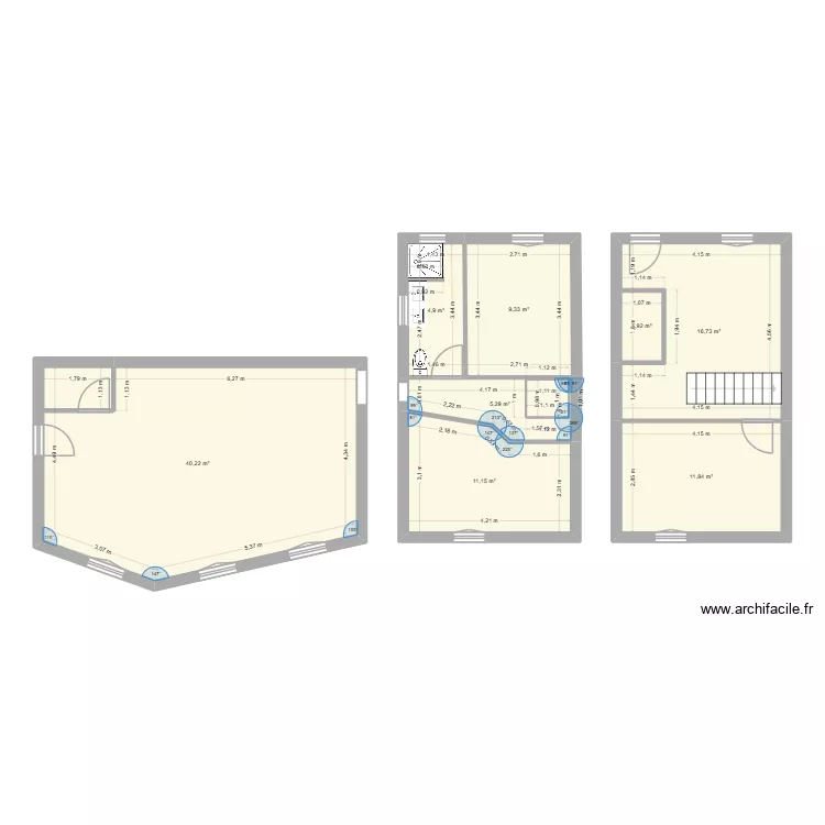 projet bis. Plan de 8 et 101 m² projet bis. Plan de 8 et 101 m²
