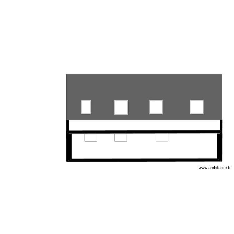 barOC facade nord modification PC. Plan de barOC facade nord modification PC. Plan de