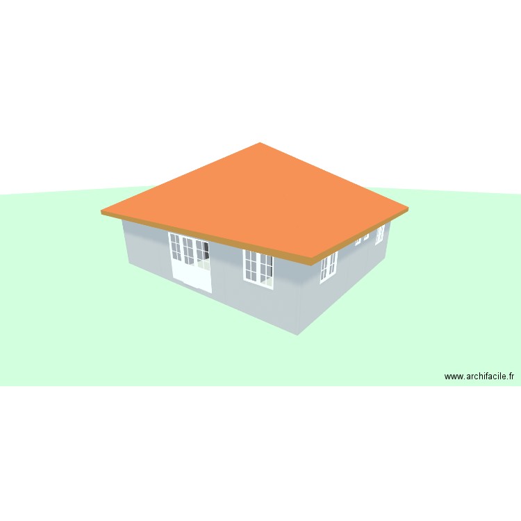 Morne capot. Plan de 9 pièces et 85 m2