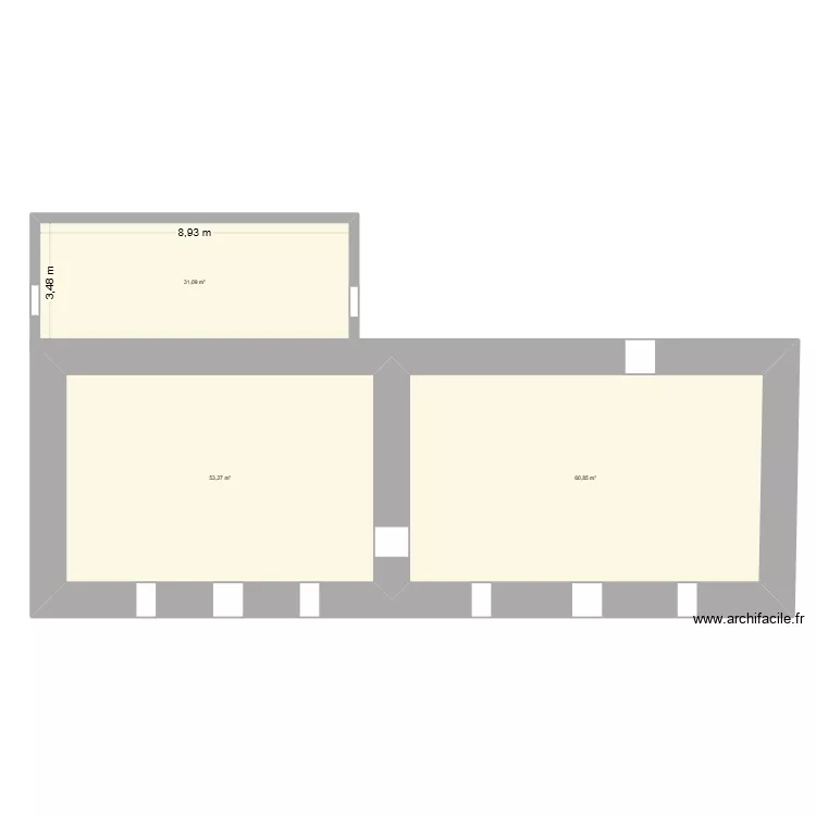 MAISON LATOUCHE. Plan de 3  et 145 m²