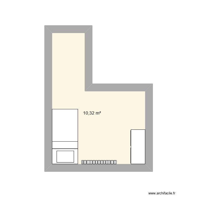 Chambre 2. Plan de 0 pièce et 0 m2