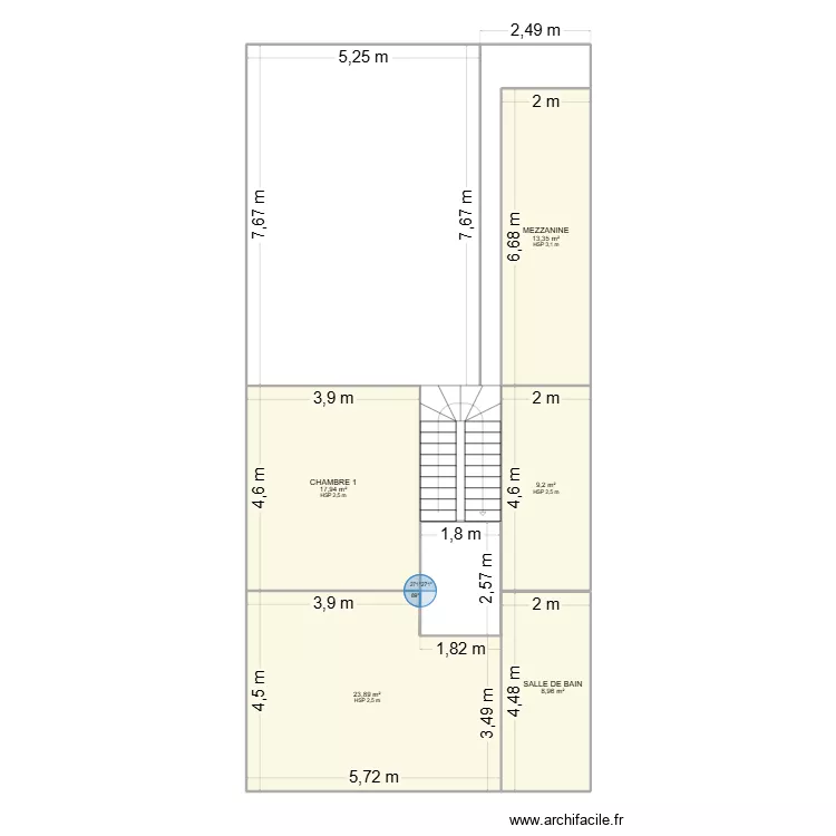 MARGARITA 1ER. Plan de 