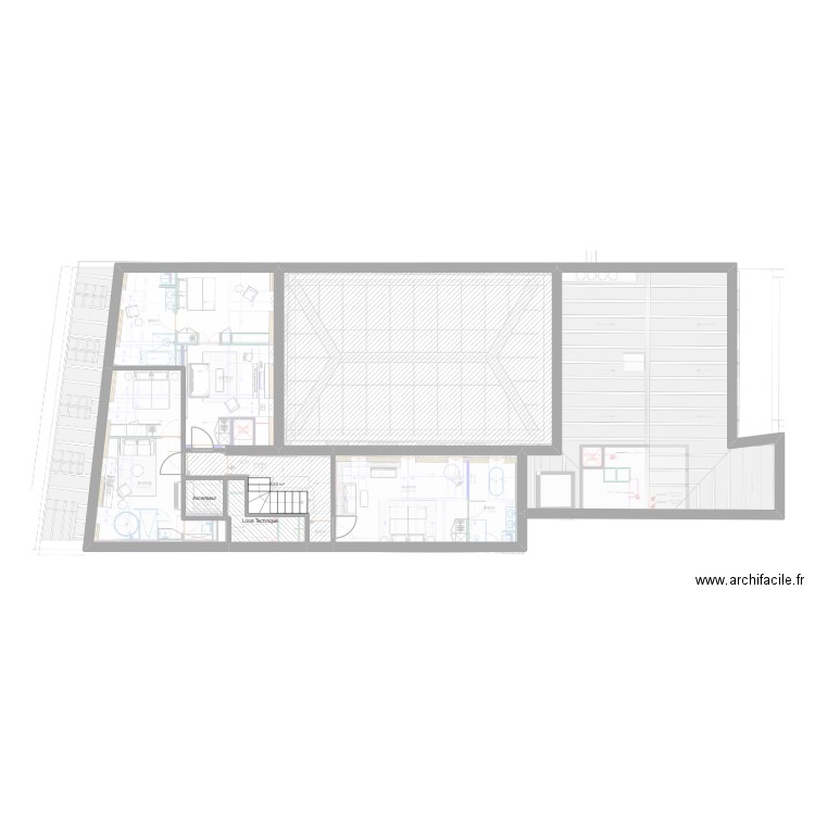 ChouchouR+5 . Plan de 8 pièces et 208 m2