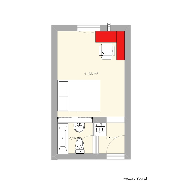 appart 7eme. Plan de 0 pièce et 0 m2