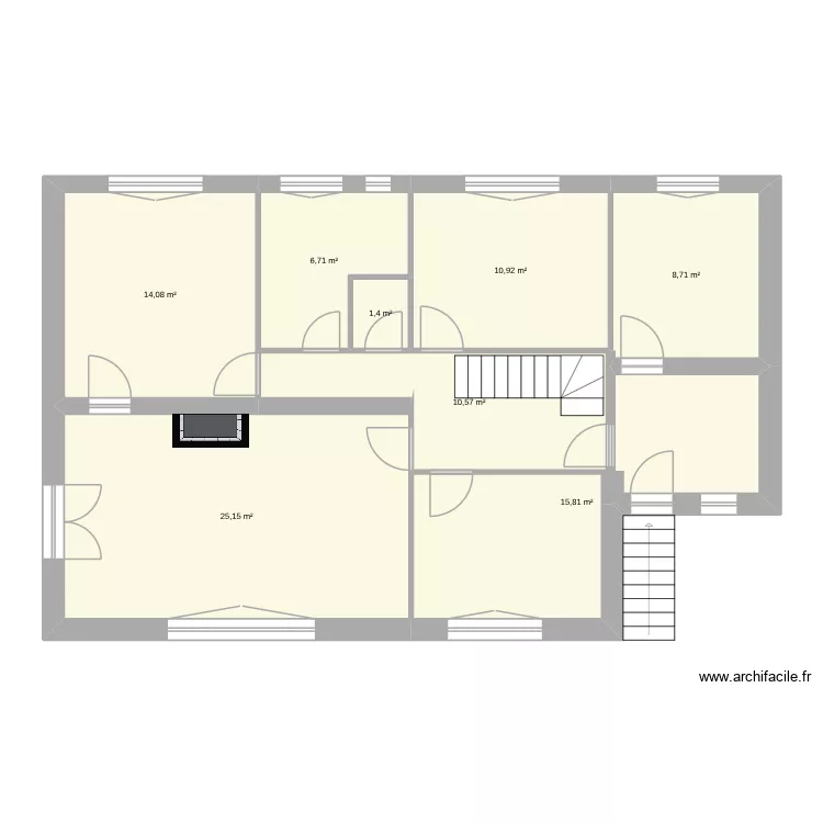 Passage DUMAS. Plan de 8 et 93 m² Passage DUMAS. Plan de 8 et 93 m²
