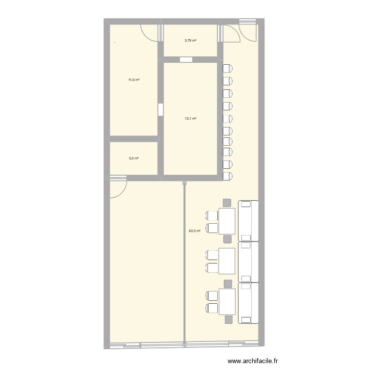 Delicia v1. Plan de 0 pièce et 0 m2