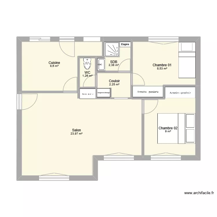 MAISON AUBER V9. Plan de 0 pièce et 0 m2 MAISON AUBER V9. Plan de 0 pièce et 0 m2