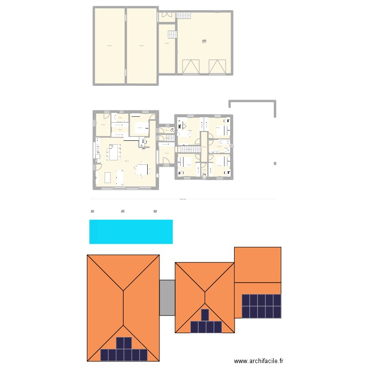 Maison Puj 10. Plan de 20 pièces et 354 m2