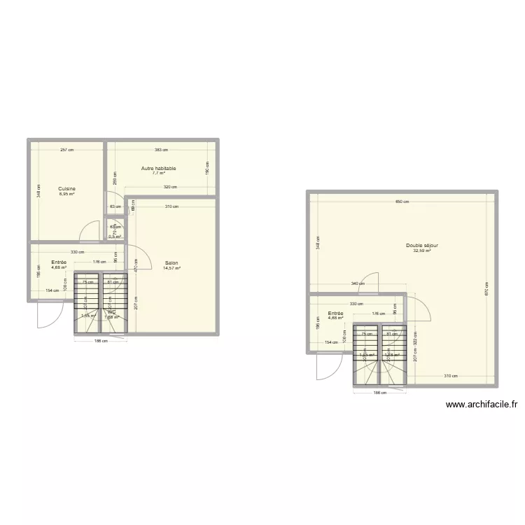 Plan maison OK. Plan de 